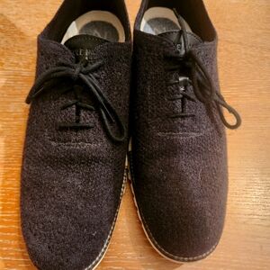 Cole Haan Stichlite 2.Zerogrand Black Oxfords - Size 11